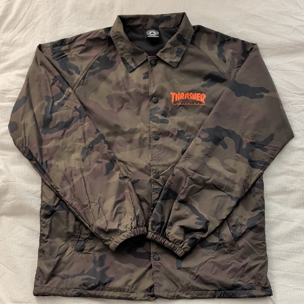 Thrasher Men's Skategoat Camo Windbreaker Jacket